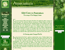 Tablet Screenshot of anastasia.ca